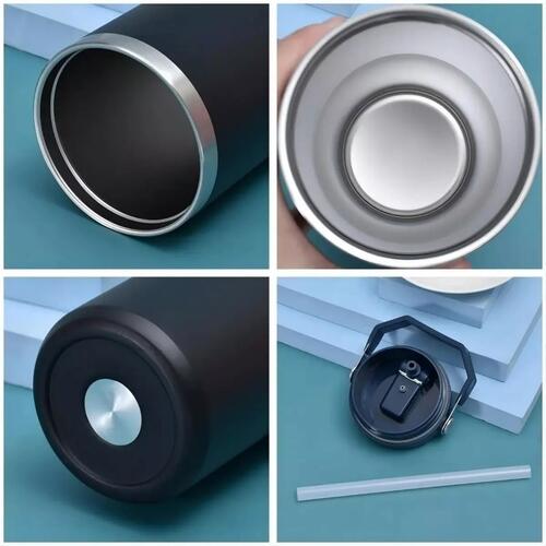 Garrafa Térmica 900ml Bico Flip Aço Inoxidável - Azul