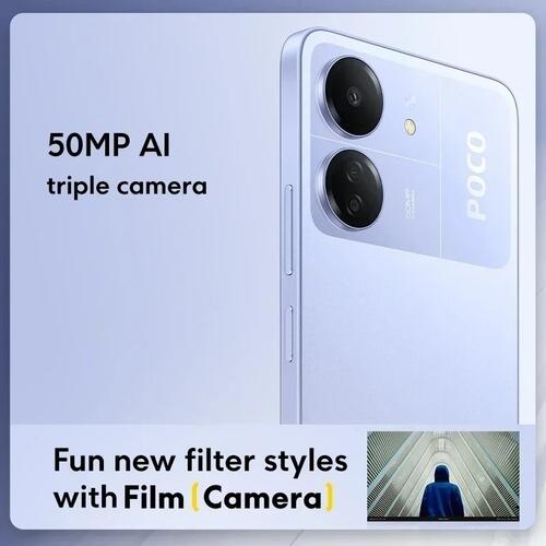 Smartphone Xiaomi Poco C65 8/256GB - Azul
