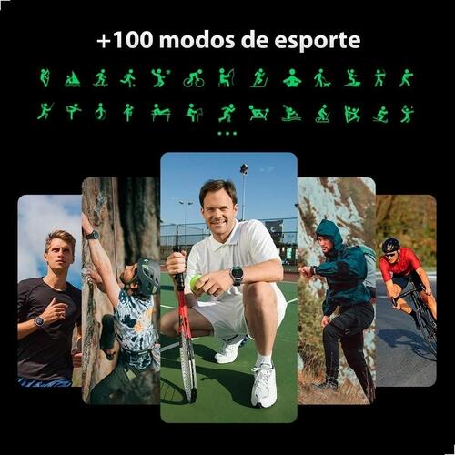 Smartwatch Xiaomi Haylou Solar Pro Amoled A Prova Dagua - Preto