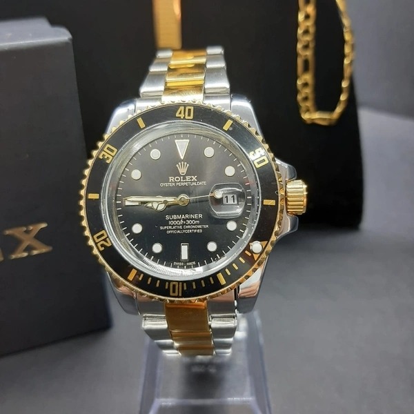 Rolex Misto Banhado Ouro 18K