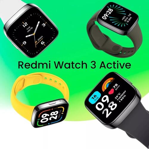 Smartwatch Xioami Redmi Watch 3 Active A Prova Dagua - Prata