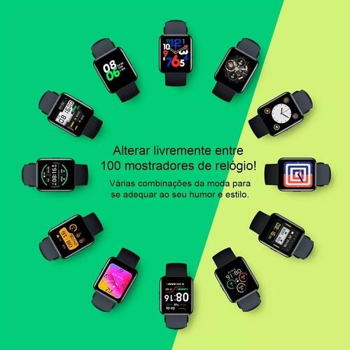 Smartwatch Xioami Redmi Watch 3 Active A Prova Dagua - Prata