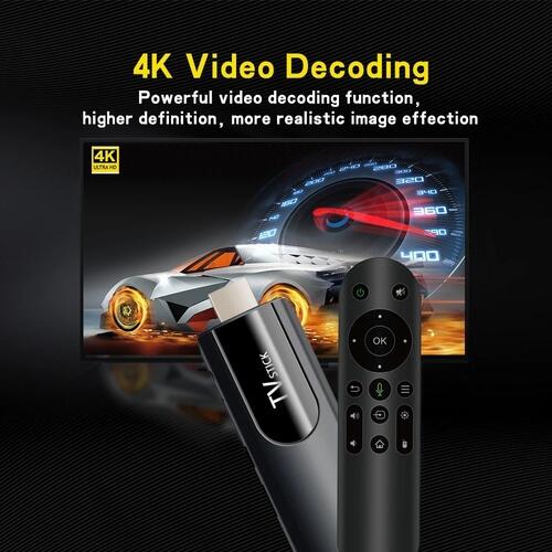 Tv Stick Y9 M98 4K 16GB 5G Android TV Comando de Voz