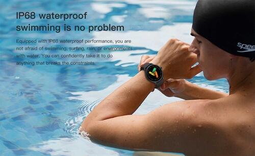Smartwatch Peje ZW08 A Prova D'água Ameled Pulseira Extra - Prata
