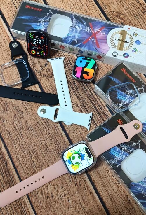 Smartwatch Watch X Pro Serie 10 47mm Chat GPT Musica Fotos - Branco