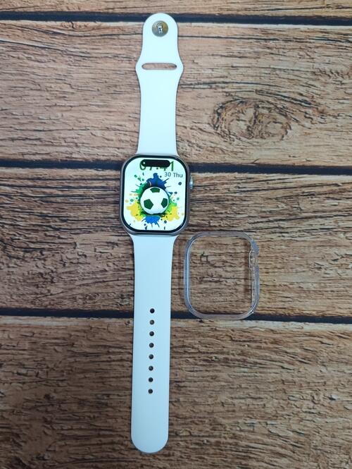 Smartwatch Watch X Pro Serie 10 47mm Chat GPT Musica Fotos - Branco