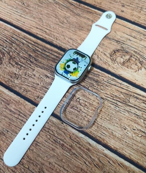 Smartwatch Watch X Pro Serie 10 47mm Chat GPT Musica Fotos - Branco