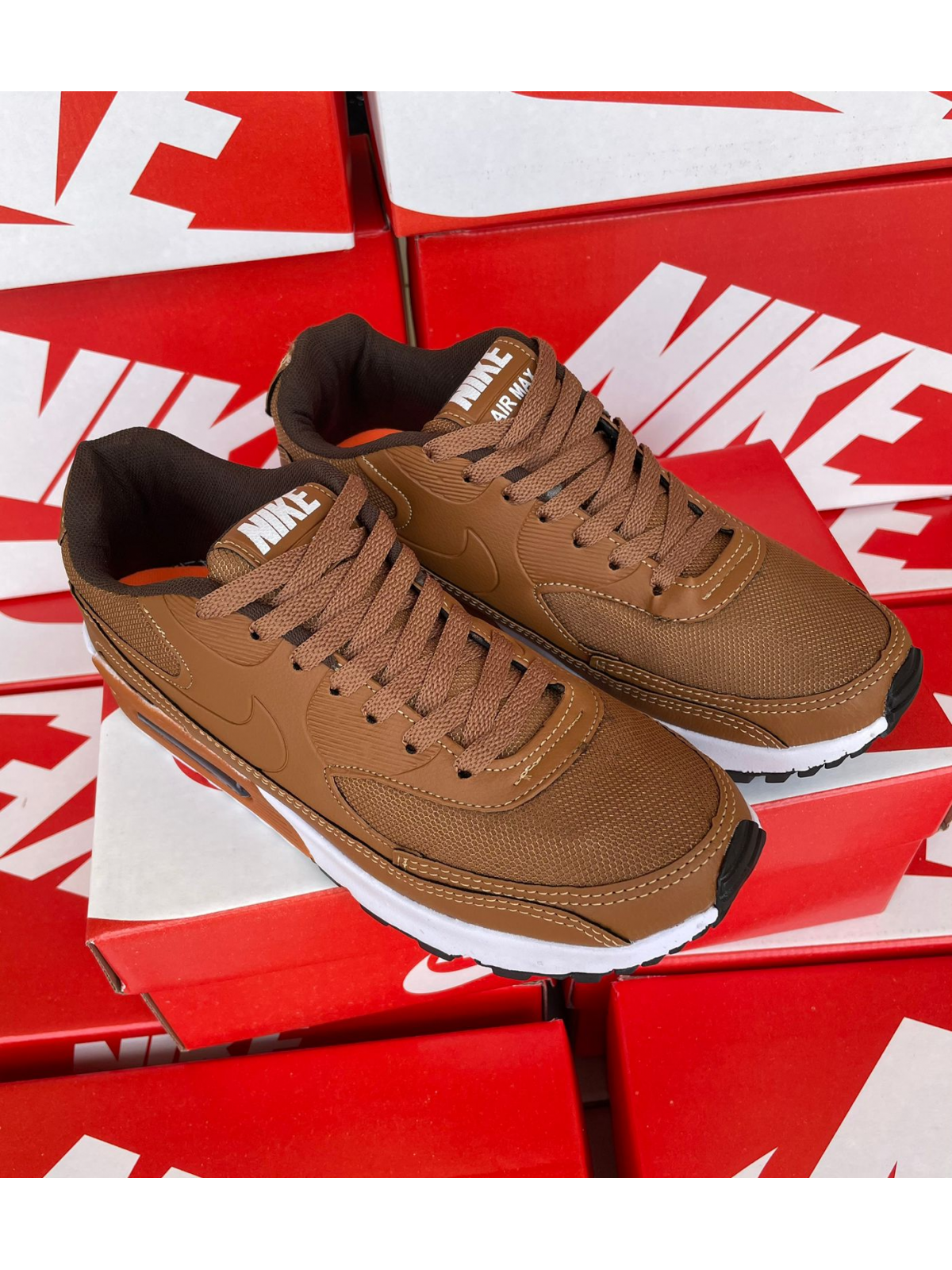 Tênis Air Max 90 Masculino Nike Caramelo