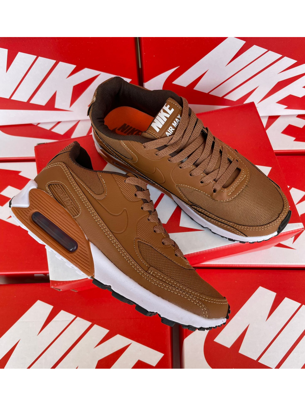 Tênis Air Max 90 Masculino Nike Caramelo