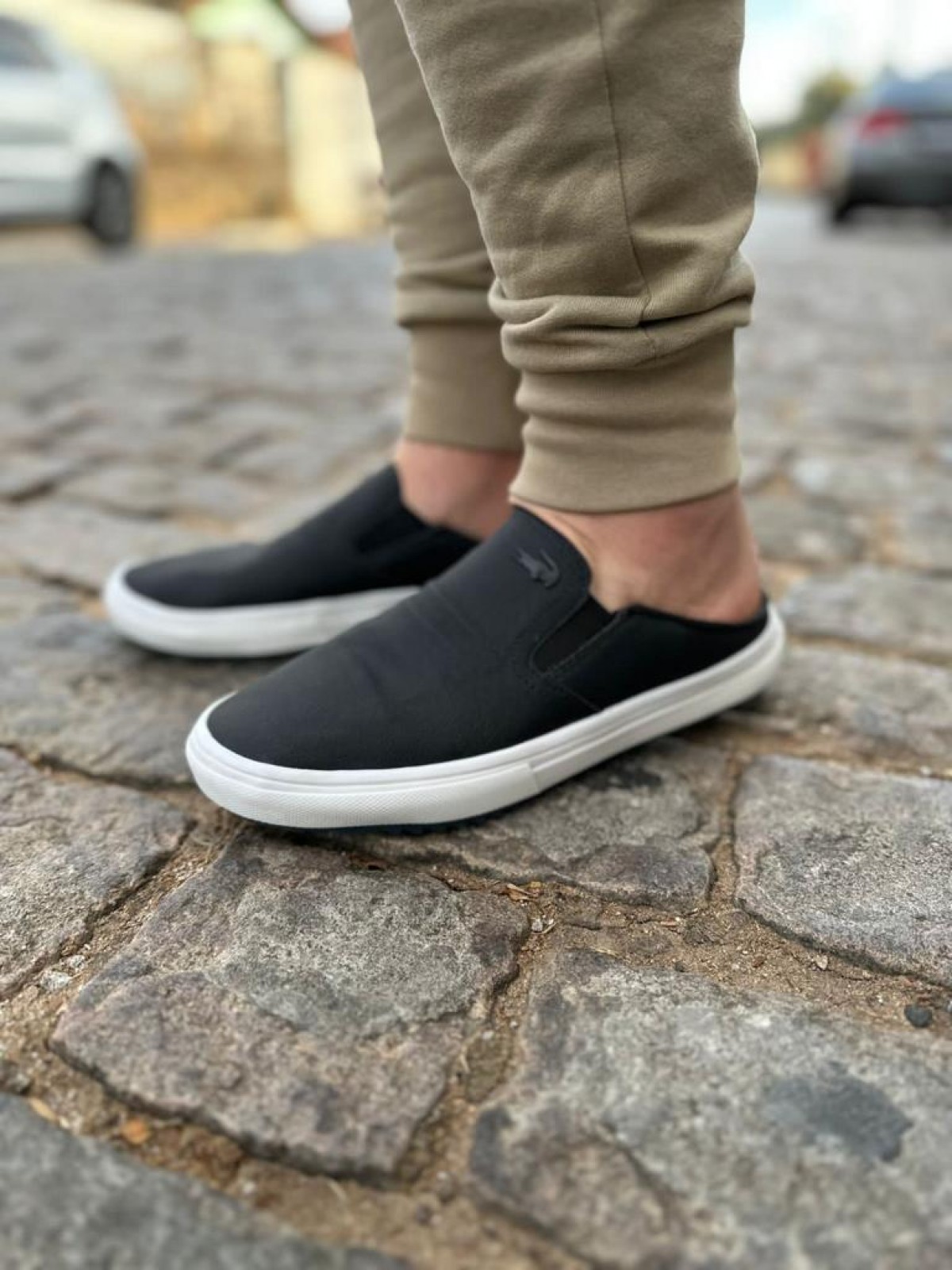 Mule Masculino Tratorado Lacoste Preto