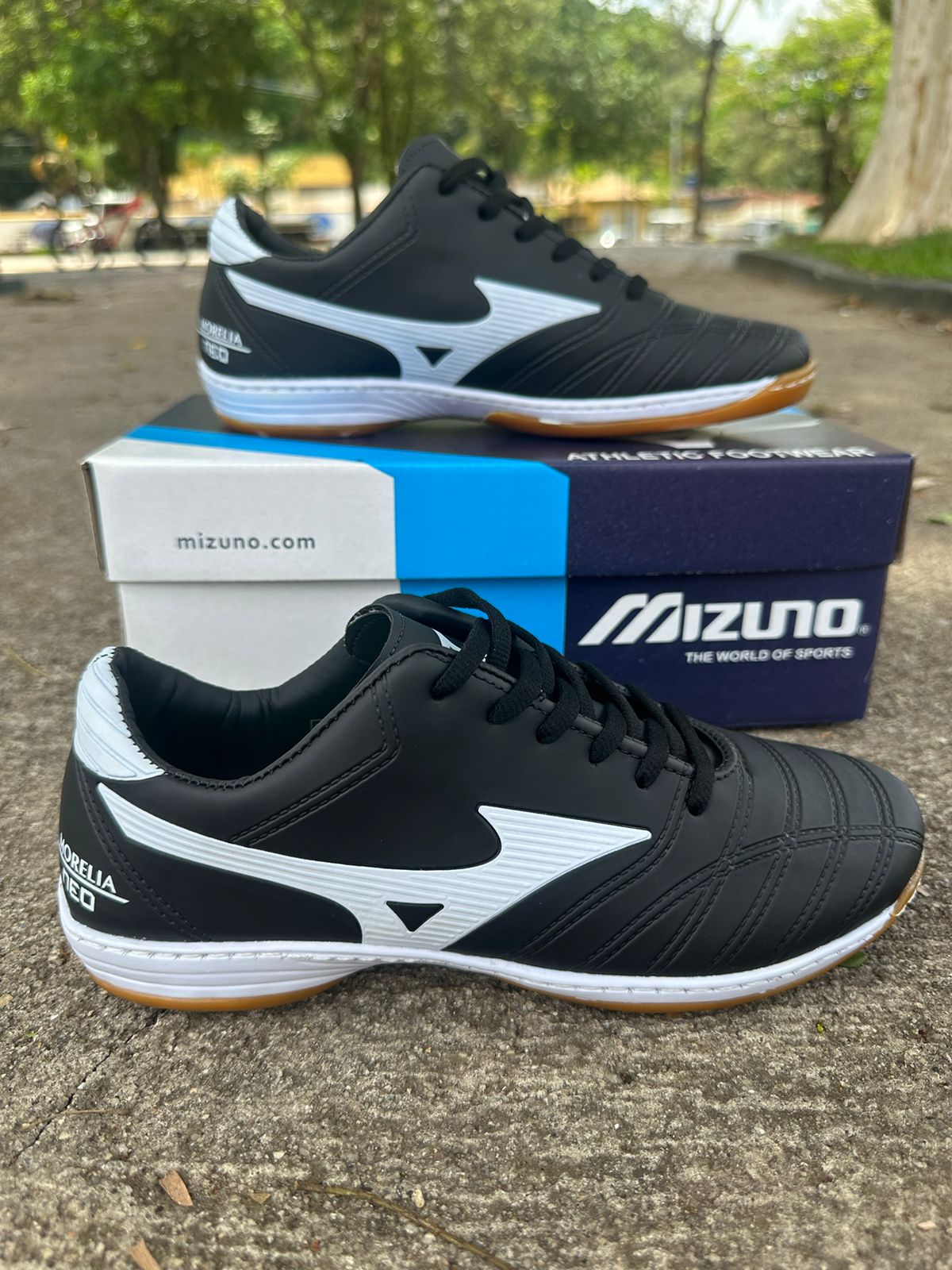 Chuteira Futsal Morelia Neo Masculino Mizuno Preto