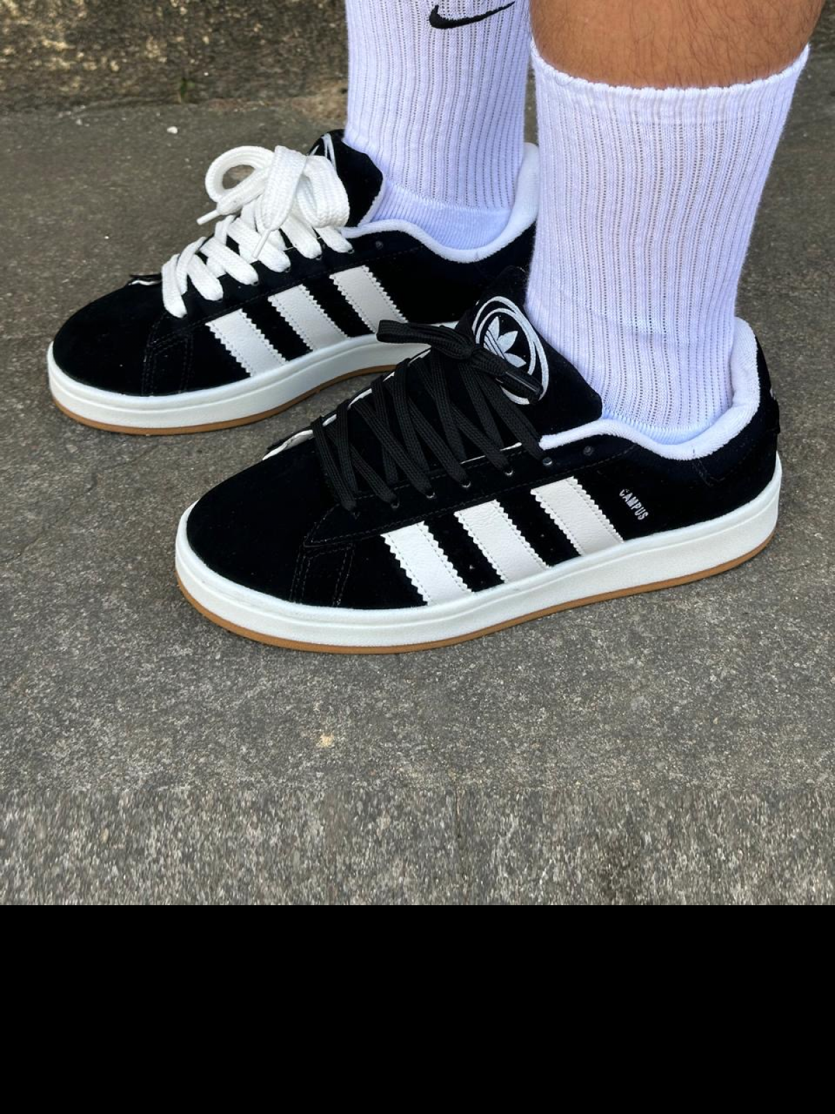 Tênis Campus Masculino Premium Adidas Preto
