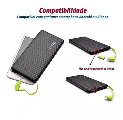 Carregador Portátil Power Bank 10.000mah Universal