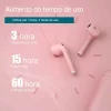 Fone De Ouvido Bluetooth I12 Tws Sem Fio Touch Recarregável