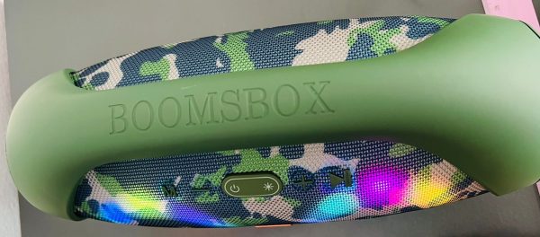 Caixa de Som Boombox Bluetooth Portátil