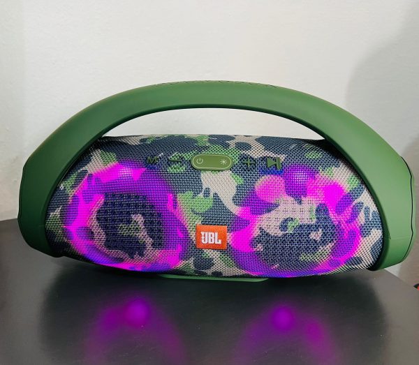 Caixa de Som Boombox Bluetooth Portátil