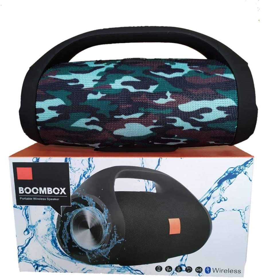 Caixa de Som Boombox Bluetooth Portátil