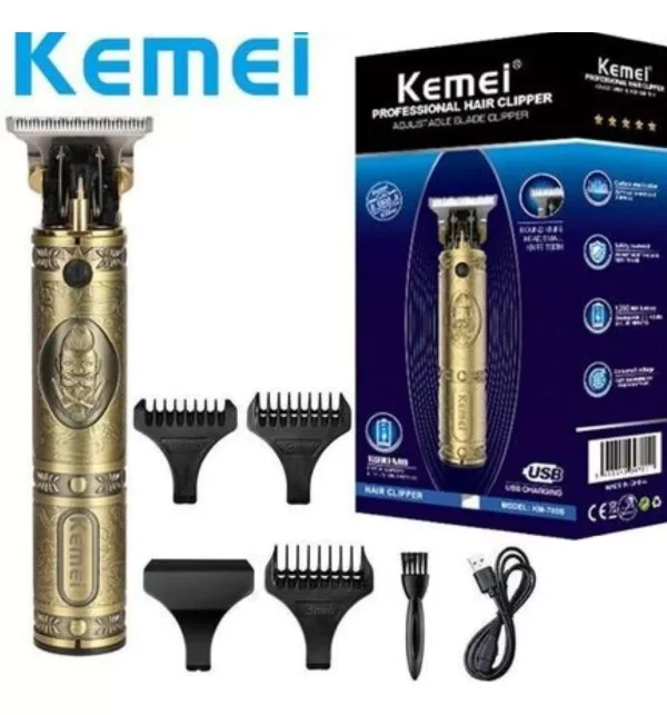 Aparador de pelo Kemei KM-700B dourado 100V/240V