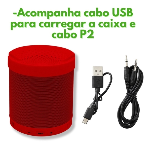 Caixinha De Som Bluetooth Portatil Q3 Mp3 Pen Drive Fm Cel