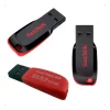 Pendrive SanDisk Cruzer Blade 2.0 preto e vermelho