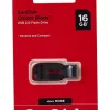 Pendrive SanDisk Cruzer Blade 2.0 preto e vermelho