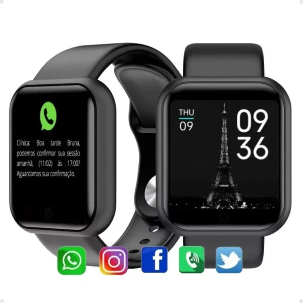Relógio Smartwatch Android Ios Inteligente D20 Bluetooth Nfe