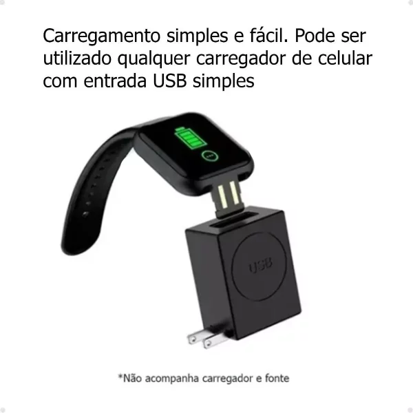 Relógio Smartwatch Android Ios Inteligente D20 Bluetooth Nfe