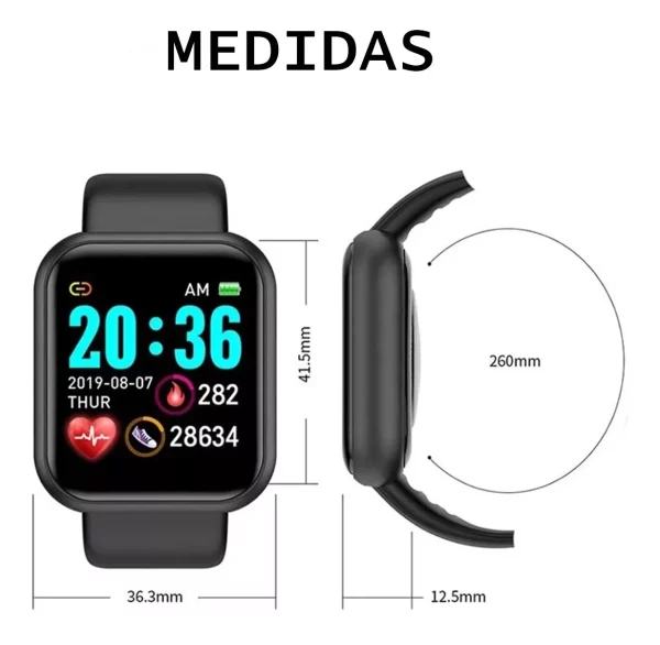 Relógio Smartwatch Android Ios Inteligente D20 Bluetooth Nfe
