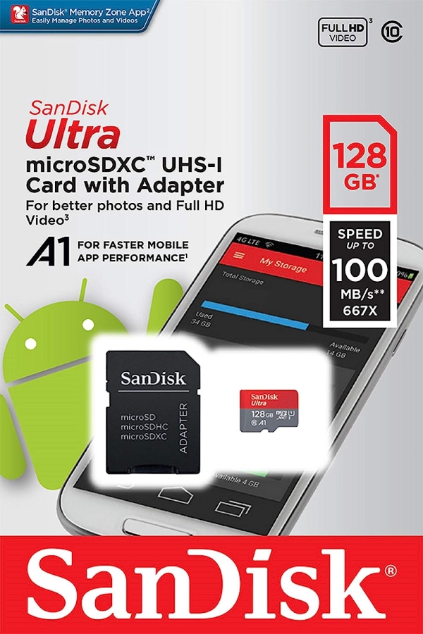 Cartão de memória SanDisk Ultra