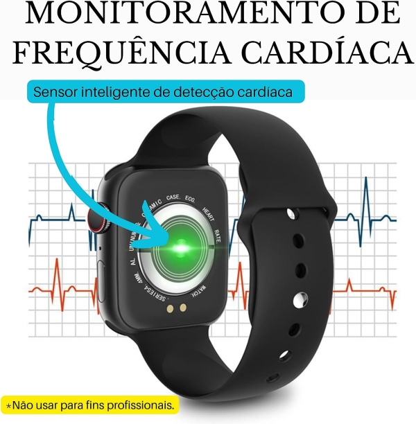 Smatchwatch Pro P80 Relógio Inteligente Preto ou Rosa