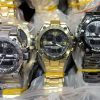 G-SHOCK Metal Steel Casio Relógio Analógico Digital