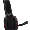 Fone de ouvido over-ear gamer Altomex A-302 vermelho e preto
