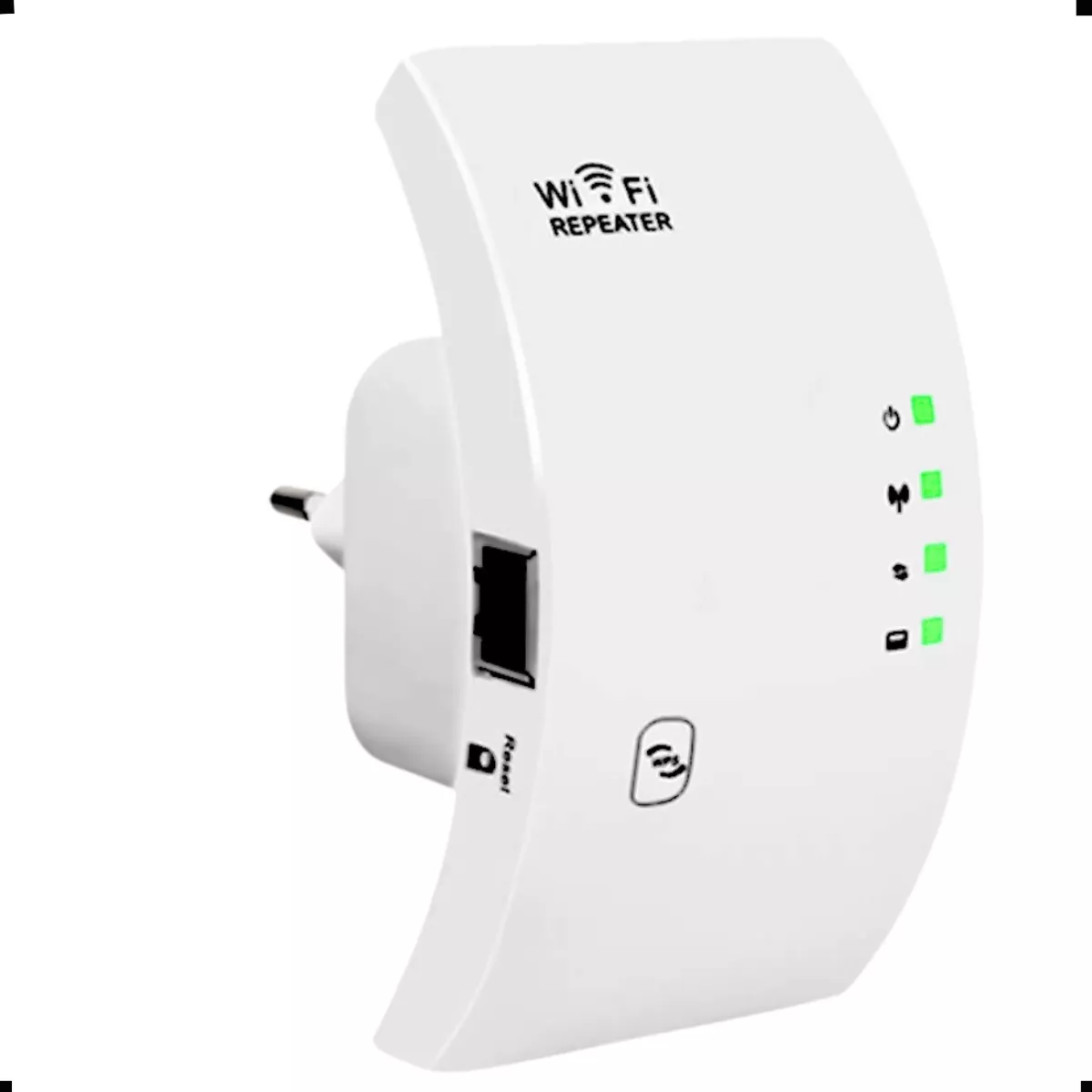 Repetidor De Sinal Amplificador Wirelles Wifi Potente Rápido