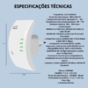 Repetidor De Sinal Amplificador Wirelles Wifi Potente Rápido