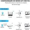 Repetidor De Sinal Amplificador Wirelles Wifi Potente Rápido