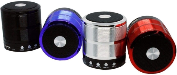 Alto-falante Altomex caixa de som Mini Speaker WS-887 com bluetooth preto 110V/220V
