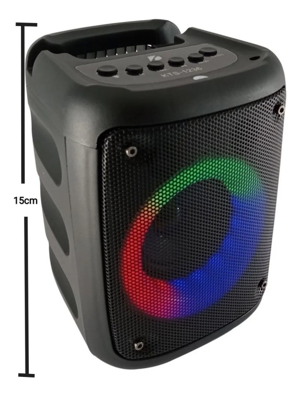 Caixa De Som Caixinha Bluetooth Portátil Potente Usb Aux Mp3 KTS-1236