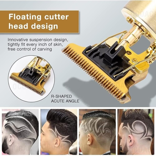 Maquina Acabamento Recarregável Cabelo Barba Sem Fio Premium