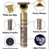 Maquina Acabamento Recarregável Cabelo Barba Sem Fio Premium