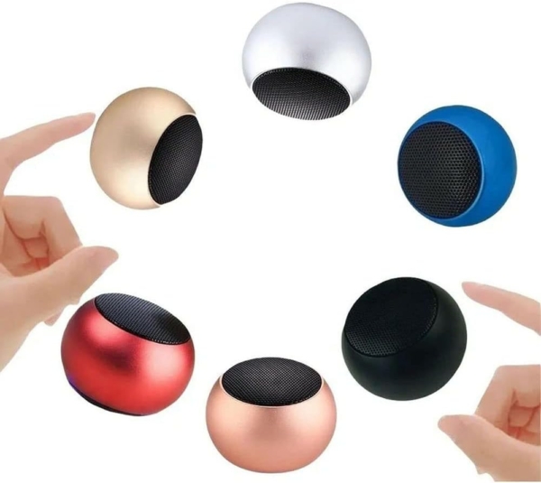 Caixinha Som Bluetooth Tws Metal Mini Speaker Amplificada 3w