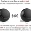 Caixinha Som Bluetooth Tws Metal Mini Speaker Amplificada 3w