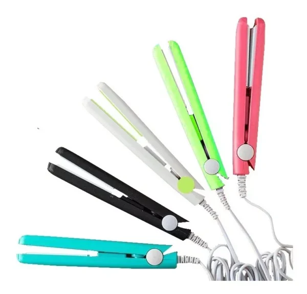 Mini Chapinha Prancha De Bolsa Portátil Cabelo Bivolt Cor Sortida