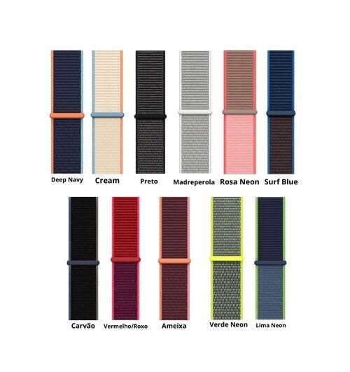 Pulseira Nylon Velcro 42|44|45|49mm - Deep Navy