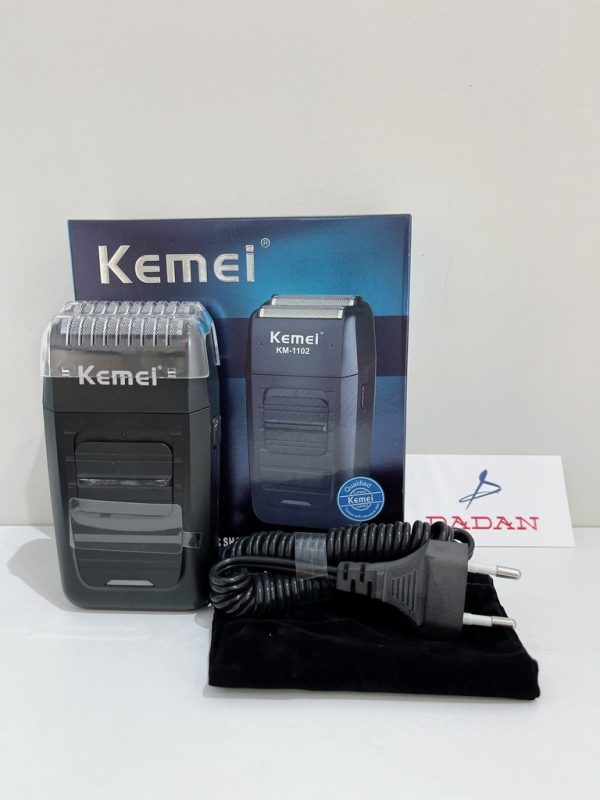 Barbeador Eletrico Barba Aparador Portatil Recarregavel – Kemei 1102