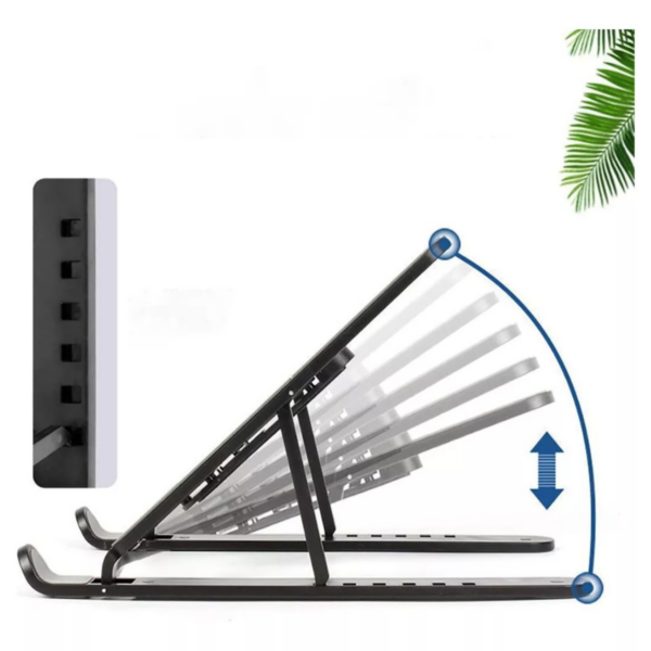 Suporte De Alumínio Ajustável/Regulável Para Notebook E Macbook Escritório