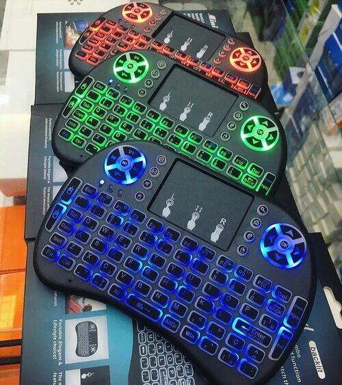 Mini Teclado Controle Sem Fio Para Smart Tv Tv Box Pc