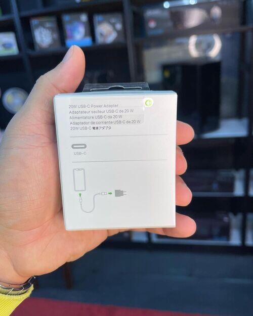 Fonte Carregador Turbo 20w Para iPhone Tipo C